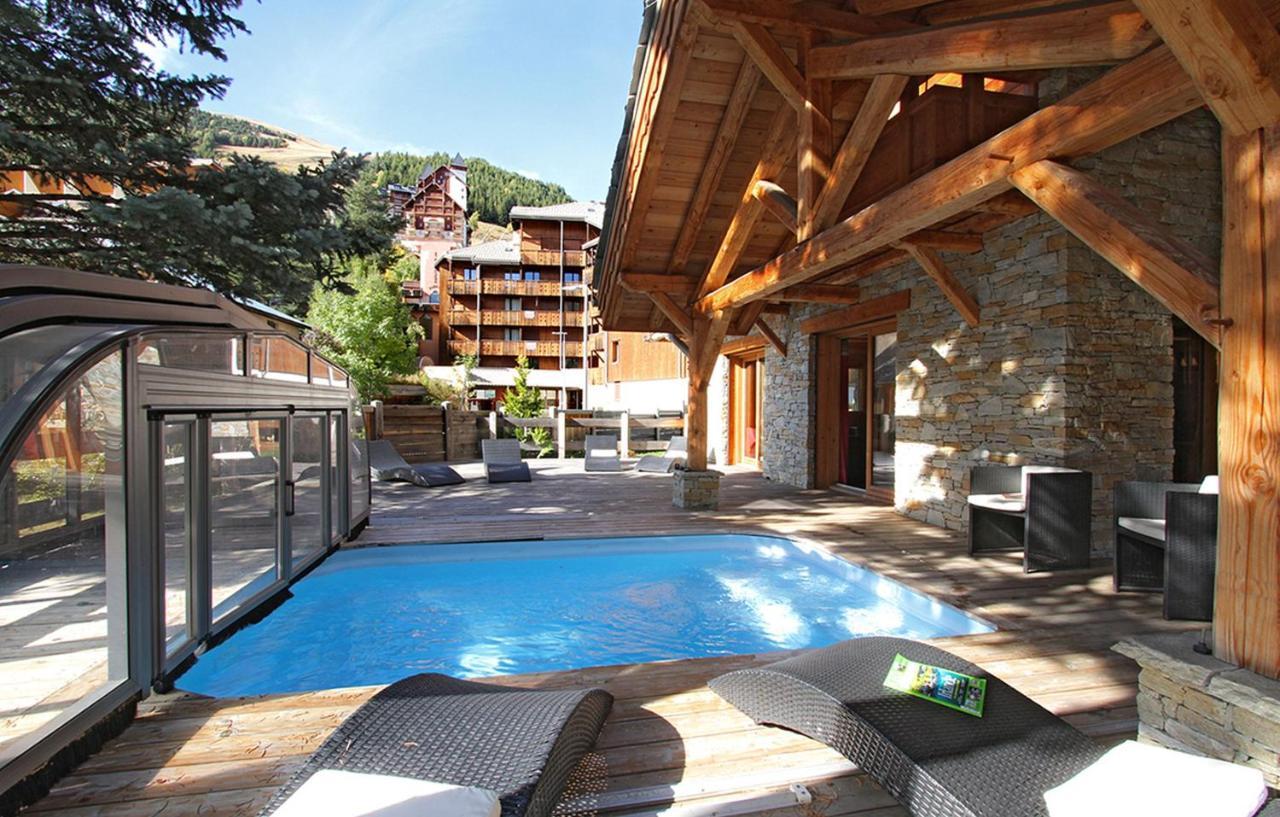 Odalys Chalet Le Renard Lodge Les Deux Alpes Exteriör bild